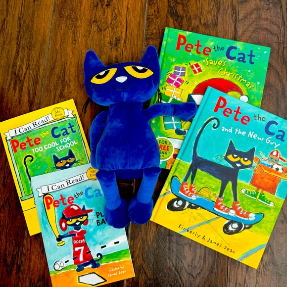 Other - Pete the Cat set of Books with plush